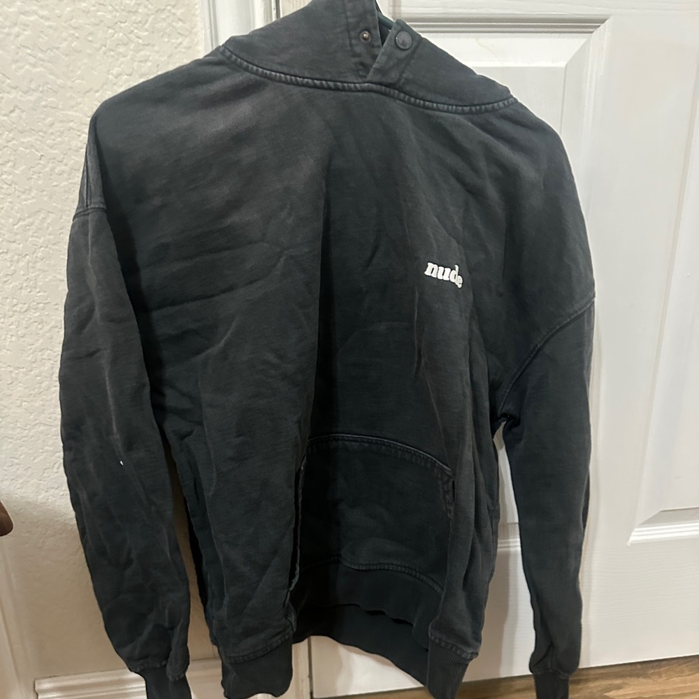 Black Hoodie with Front Logo